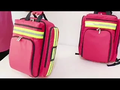 Mochila de primeiros socorros ao ar livre. Kit de emergência de resgate. Saco de emergência anti-terremoto e inundação.
