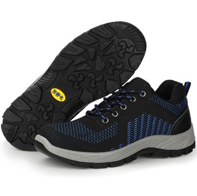 Breathable Anti-Static Safety Work Shoes Steel Toe Puncture-Resistant Flyknit Upper Wear-Resistant for Cleanroom